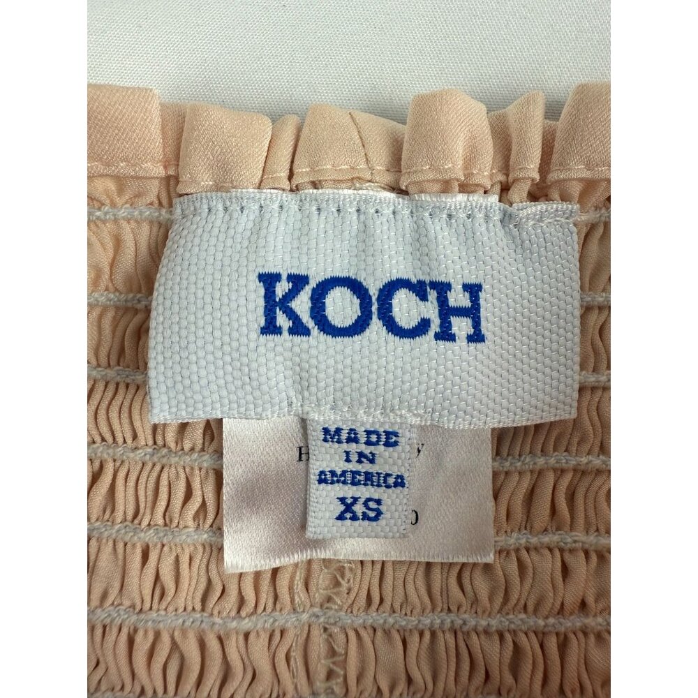 J17 KOCH Erica Skort Skirt Light Pink Satin Silky Sz XS $295 - Picture 5 of 7